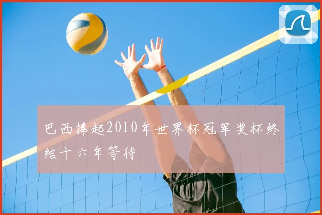 巴西捧起2010年世界杯冠军奖杯终结十六年等待